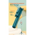 thumbnail image 2 of REQO Selfie Stick Tripod,3 in 1 Extendable 360° Rotation Tripod Stand with Detachable Wireless Remote Portable Mobile Phone Holder Compatible with iPhone,Android,Samsung (black ), 2 of 9