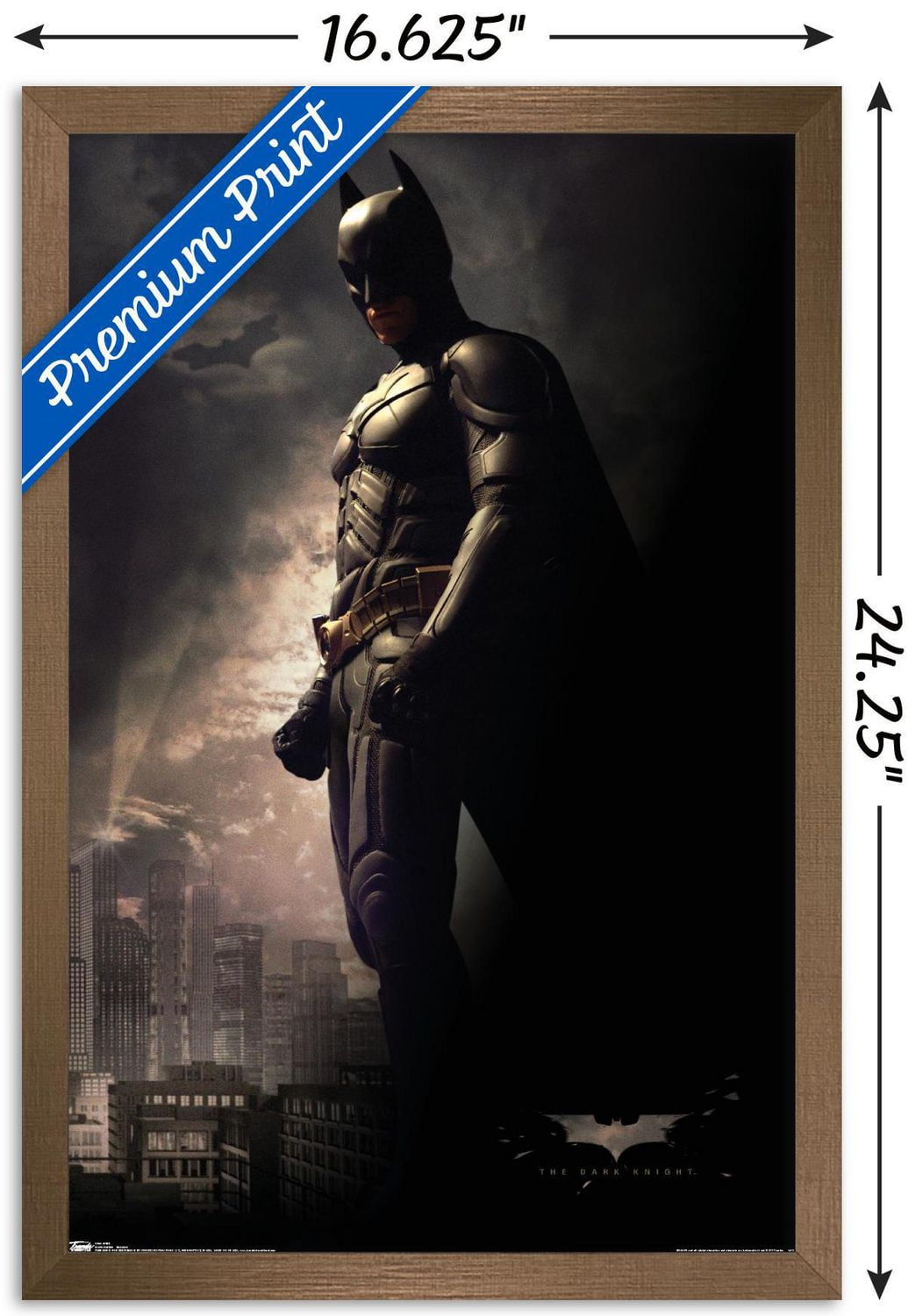 DC Comics Movie - The Dark Knight - Batman in the Shadows Wall Poster, 22.375" x 34"
