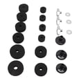 thumbnail image 3 of Drum Cymbal Felt Pad Drum Felt Pad 21Pcs Drum Cymbal Felt Pad Non Slip Instrument Accessory Replacement Part Set Kit, 3 of 8