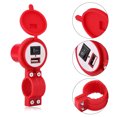 thumbnail image 1 of Moto Étanche USB12-24V, Alimentation pour Téléphone Mobile avec Interrupteur Indicateur LED, 1 of 8