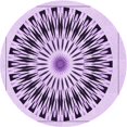 thumbnail image 1 of Ahgly Tapis Rond Lavable en Machine Intérieur Transitionnel Orchidée Violet, 5 Pieds Rond, 1 of 7