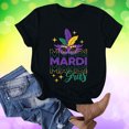 thumbnail image 5 of TIMIFIS T-Shirts à Manches Courtes pour Femmes, Carnavals Tendance, T-Shirt à Imprimé Graphique, Décontracté, Col Rond, Hauts d'Été, Vêtements, 5 of 5