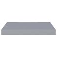 thumbnail image 3 of vidaXL Floating Wall Shelves 2 pcs Grey 40x23x3.8 cm MDF, 3 of 5
