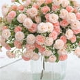 thumbnail image 3 of Beautiful Artificial Silk Fake Flowers Wedding Valentines Bouquet Bridal Decor, 3 of 3