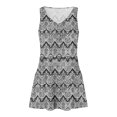 thumbnail image 4 of Ovzne Robes pour Femmes Robe de Plage Robe Décontractée pour Femmes avec Poches Été Boho Robe de Plage Robe T-Shirts Robe Col en V Ample Robes Débardeur Robe pour Femmes Imprimée Liquidation, 4 of 7