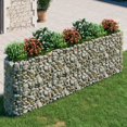 thumbnail image 1 of vidaXL Gabion Lit Surélevé Fer Galvanisé 330x50x100 cm, 1 of 5