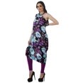 thumbnail image 4 of Moomaya Robe Kurti à une Épaule Imprimée pour Femme, Sans Manches, à Col Bénitier, Style Bohème, Tenue de Soirée de Designer, 4 of 7
