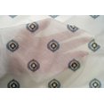 thumbnail image 4 of oneOone Cotton Silk Fabric Circle Ikat Printed Fabric 1 Yard 42 Inch Wide, 4 of 4