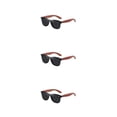thumbnail image 2 of Decodeary Protection Bois Mode Lentille Colorée Options Monture Légère Noir 3 Ensembles, 2 of 6
