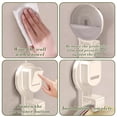 thumbnail image 4 of Press Type Suction Cup Hook with Adjustable Height, Strong Load Bearing, No Drill Installation for Bathroom Kitchen Balcony Use, 4 of 7