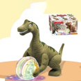 thumbnail image 1 of Electric Dinosaur Toy Mechanical Crawling Boy Lighting Sound Effect  Simulation Model Early Education Holiday Gift, 1 of 2