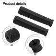 thumbnail image 4 of Pack of 2 Wheelbarrow Rubber Handles Round Tubes Black Replacement Handles, 4 of 10