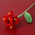 thumbnail image 4 of Birdeem Handmades Bouquet-Small Fresh Simulation Flower Office Garden Decoration Knit Flowers, 4 of 12