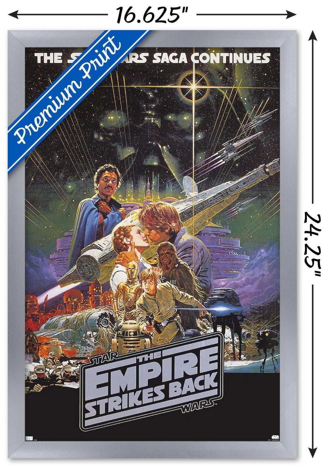 Star Wars: The Empire Strikes Back - Kiss One Sheet Wall Poster