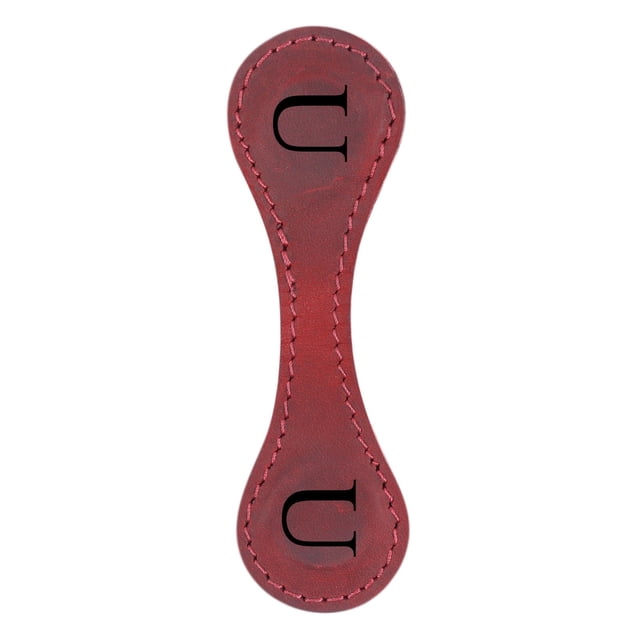 Meitianfacai Leather Magnetic Bookmark- Personalized Leather Magnetic Bookmark, Retro Bookmark Holder, Handmade Leather Bookmarks Gifts for Teacher Students Book Lovers