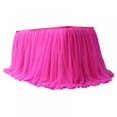 thumbnail image 1 of 100x75cm Wedding Party Tutu Tulle Table Skirt Cover Tableware Cloth Baby Shower Party Home Decor Table Skirting Birthday Parties, 1 of 5