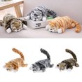 thumbnail image 4 of Milaget Cuddly Electronic Cat Interactive Plush Animal Robot Toys Electric Robotic Pet - Yellow, 4 of 9