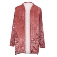 thumbnail image 4 of Cardigans pour Femmes Légers Cardigan à Manches Longues pour Femmes Mode Décontractée Imprimé Haut Blouse Cardigan Manteau en Liquidation, 4 of 5
