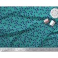 thumbnail image 3 of Soimoi Blue Silk Fabric Deodar Cedar Tree Print Sewing Fabric Yard 42 Inch Wide, 3 of 5