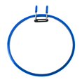 thumbnail image 2 of 22cm Embroidery Hoop Circle Cross Stitch Plastic Sp Tension Adults Beginners blue, 2 of 8