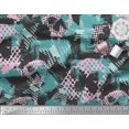 thumbnail image 3 of Soimoi Green Cotton Duck Fabric Dot,Insect & Texture Print Fabric by The Yard 56 Inch Wide, 3 of 3