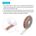 thumbnail image 4 of Unique Bargains 3 Pcs Resin Rhinestones Trim 3 Yards Self Adhesive Rose Gold Diamond Ribbons Rhinestone Strips Tape, 4 of 7