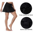 thumbnail image 4 of Jupe de Bain Unie pour Femmes avec Culotte Intégrée Contrôle du Ventre Bas de Tankini, 4 of 6