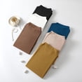 thumbnail image 4 of Zpanxa T-Shirt en Molleton Douillet, Haut Thermique Léger pour Femmes avec Col Rond en Plusieurs Couleurs, 4 of 4