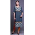 thumbnail image 2 of Bimba Straight Tunic Dresses For Women Printed Kurti Summer Wear Kurta, 2 of 5