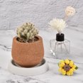 thumbnail image 5 of Unique Bargains 4.7' Plastic Round Waved Base Plant Pot Saucer Drip Tray, Gray 3 Pack, 5 of 5