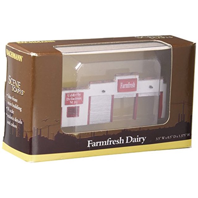 Bachmann Industries Faux Front Résine de Construction Ferme Fraîche Laiterie