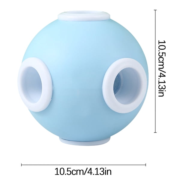 Pet Hair Remover for Laundry Washing Machine Roller, a reusable lint remover ball made of TPR and mesh cloth, measuring 10.5cm x 10.5cm (4.13in x 4.13in). This washer accessory filters pet hair and lint from clothes during washing, is portable, and compatible with most washing machines.