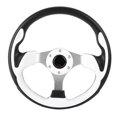 thumbnail image 2 of Volant de Course Universel en Cuir PU 13 Po 320mm Blanc, 2 of 8