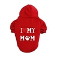 thumbnail image 2 of LSLJS Dogs Sweatshirt Pet Supplies Dog Clothes Fleece Cloth Mommy Pet Sweater Teddy Clothes Spring Fall Winter, Polyester Pet Sweatshirt, 2 of 6