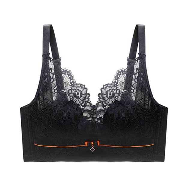 Birdeem Woman Color Comfortable Hollow Out Perspective Bra Underwear No Rims