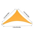 thumbnail image 3 of Binwennn Sun Shade Triangle Sun Shade 95% Block For Patio Backyard Garden Outdoor Activities With Fixing Kit outside Table Cover Floating Garden Flower Bed Cover Sofa Back Cover Seat Covers for Couch, 3 of 4