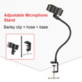 thumbnail image 1 of Support de Microphone Télescopique Flexible Support d'Arbre Réglable Support de Microphone de Bureau Accessoire de Support de Bureau pour Microphone, 1 of 7