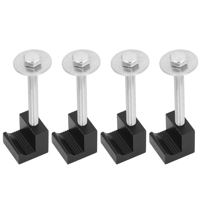 Truck Tool Box Mounting Kit, Truck Tool Box Tie Downs Rigid Fixation Aluminum High Strength No Drilling for Cargo Management Systems