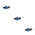 thumbnail image 2 of Transemion Pot Lid Holder with Tray Nonslip Kitchen Multi-purpose Organizer Spatula Pan Stand Cabinet Storage Rack Household Blue 3Set, 2 of 6