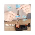 thumbnail image 3 of Hand Drill, Tweezers & Pin Vice Drill Bit Set For Jewelry Making, Miniature Drill With Small Drill Bits, Drill Chuck & Pin Vise, 100pcs Key Chain Making Supplies, Resin Tools For Diy Jewelry Keychain, 3 of 5