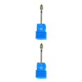 thumbnail image 2 of QualitChoice Ceramic Nail Grinding Drill Bit Gel Removal Manicure Polishing Tool No.15 2Set, 2 of 6