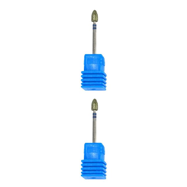 maskred Nail Art Drill Ceramic Bit File Polish Cuticle Clean Manicure Too No.15 2Set