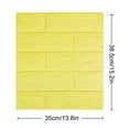 thumbnail image 3 of TopLLC DIY 3D Brick PE Foam Wallpaper Panels Room Decal Stone Decoration Embossed on Clearance, 3 of 3