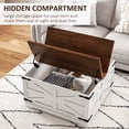 thumbnail image 4 of HOMCOM Coffee Table with Flip Top Hidden Storage, White, 4 of 10