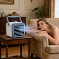 thumbnail image 4 of Usloyux Portable Evaporative Air Cooler, Personal Air Conditioner Fan With Water Tank And Cooling Pad, Portable Air Cooler For Home Office Room Bedroom Desk Indoor Outdoor Use, 4 of 6
