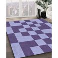 thumbnail image 3 of Ahgly Tapis Rectangulaire Lavable en Machine Intérieur Transitionnel Mimosa Violet, 7 Pieds x 10 Pieds, 3 of 7