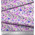 thumbnail image 4 of Soimoi Rayon Fabric Leaves & Floral Artistic Printed Fabric 1 Yard 56 Inch Wide, 4 of 4