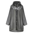 thumbnail image 3 of Raindrops 1Set Reusable Rain Poncho Long Poncho for Wet Weather EVA Material Thicken Style, 3 of 8
