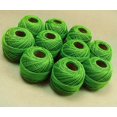 thumbnail image 2 of IBA Indianbeautifulart Knitting Set Of 10 Pcs Cotton Thread Anchor Crochet Tatting Yarn Embroidery Ball, 2 of 5