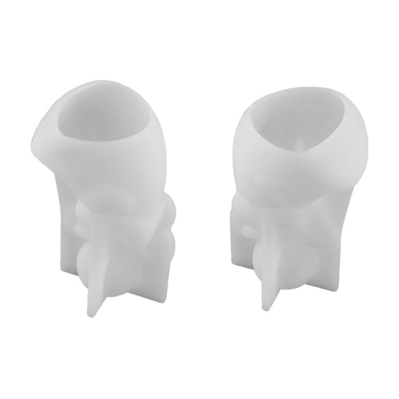 Moule en Silicone en Forme de Petit Cœur / Conception de Chérubin Antiadhésive de Qualité Alimentaire / Résistant à la Chaleur -60 °C à 230 °C / Parfait pour l'Artisanat en Résine, Fabrication de Chocolat, de Savon et de Bougies Pendentifs Décoratifs